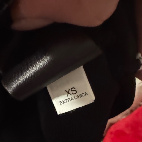 bebe Black Mini Dress Fitted Flattering Mesh on chest & back cocktail attire XS - Picture 11 of 16